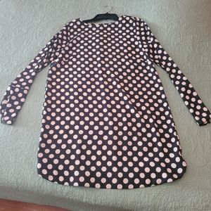 A pullover above the knee dress